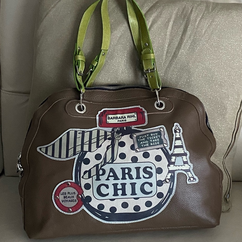 Barbara Rihl Leather Paris Bag
